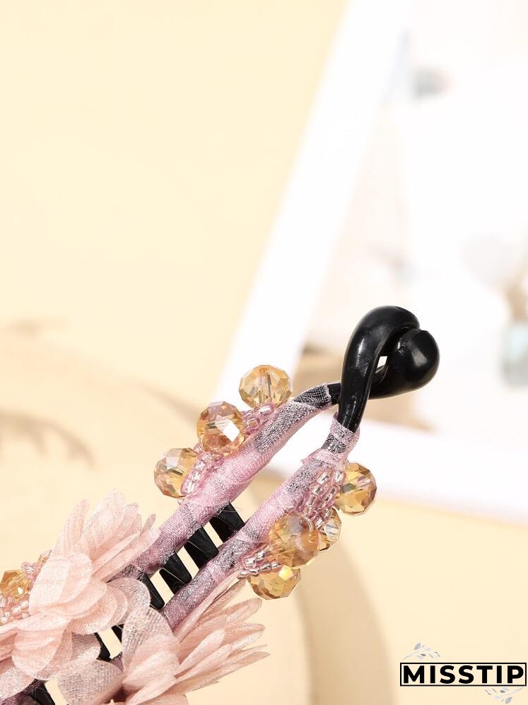 Flower Decor Hair Clip