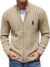 Warm Men's Zip Cardigan