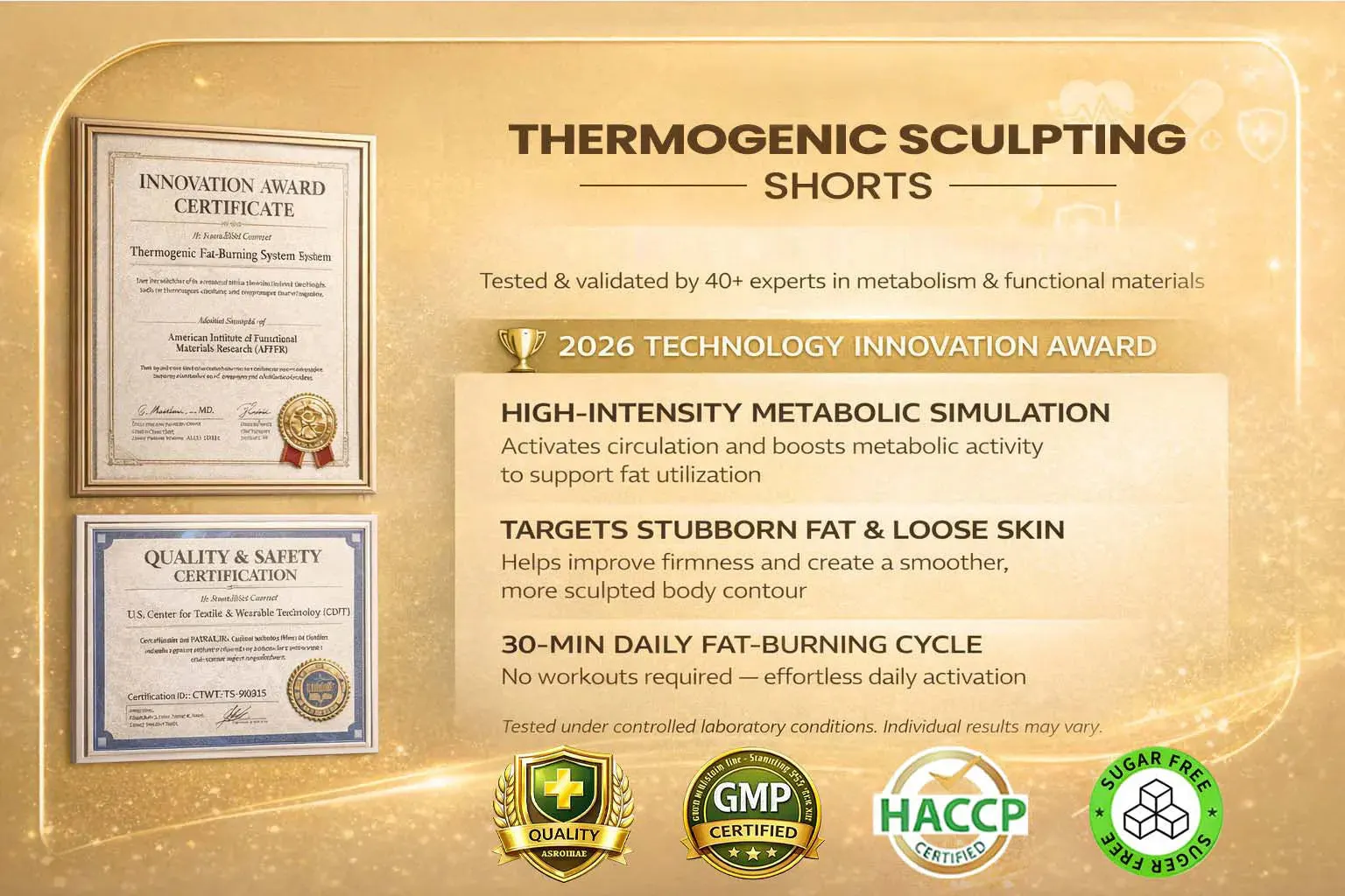 Thermogenic Fat-Burning Sculpting Shorts