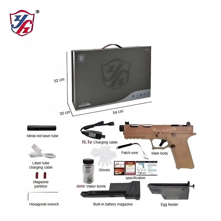 XYH Sig17 Pistol Gel Blaster - High-Performance Gas Blowback Pistol