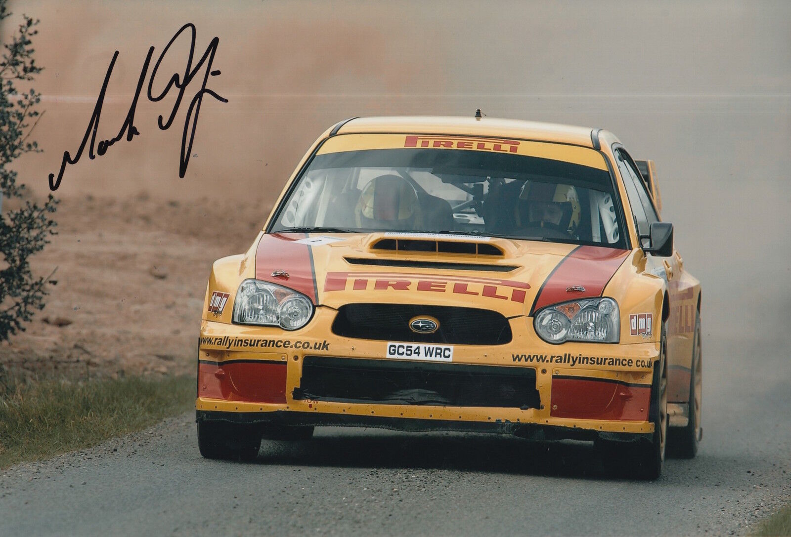 Mark Higgins Hand Signed 12x8 Photo Poster painting Subaru Impreza Rally 2.