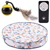 Interactive Cat Toys Ball Fast Rolling in Pouch Funny Cat Toys for Indoor Cats