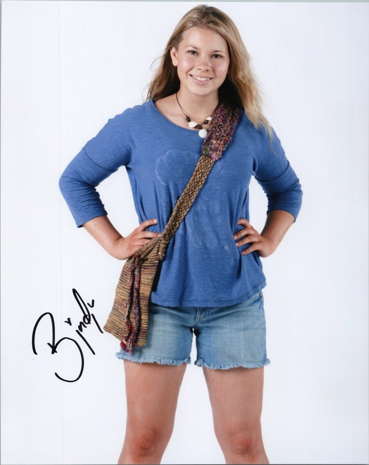 ~~ BINDI IRWIN Authentic Hand-Signed ZOOKEEPER ~ Crocodile Hunter