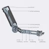 Leaplight Full Metal Suitable For DJI Stabilizer Dedicated Handle DJI Gimbal RS4 PRO RS3 RSC2 RS3 Mini Universal Handheld Handle Photography Accessories