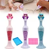 (US Only)3Pcs Vase Shape Diamond Painting Pen with Tray and Clay for Beginners (Owl Vase)