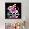 (Stamped/Counted) Ballet Rapunzel Silhouette-11CT Cross Stitch 40*40cm