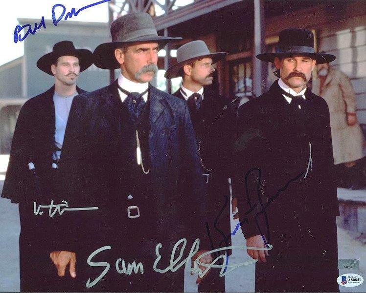 REPRINT - TOMBSTONE Cast Autographed Signed 8 x 10 Photo Poster painting Poster RP Sam Elliott