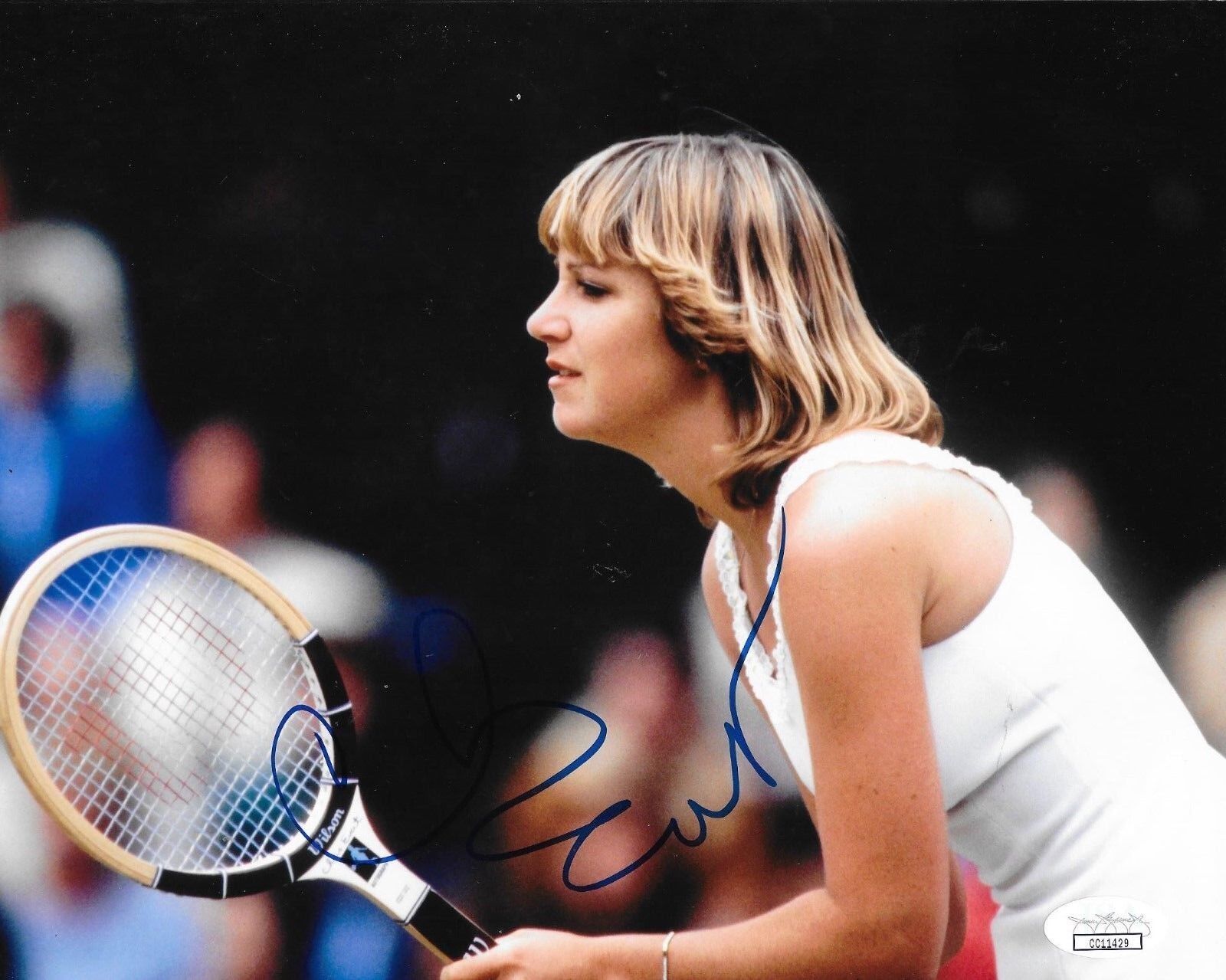 Chris Evert signed Womens Tennis 8x10 Photo Poster painting Wimbledon Grand Slam Champion 6 JSA