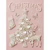Christmas Tree 5D DIY Round Special Shaped Pearl Partial Drill Diamonds Dots Gem Art Kits with Wooden Frame Diamond Dots Paintings 30x40cm Diamonds Paintings Gem Art for Adults Beginners Home Decor