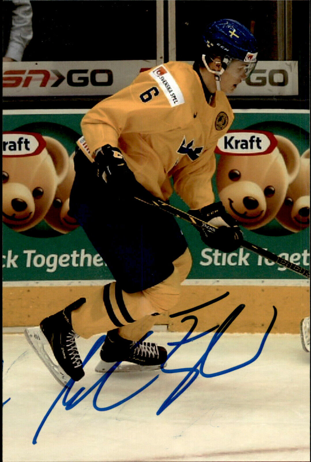 Andreas Englund SIGNED autographed 4x6 Photo Poster painting TEAM SWEDEN / OTTAWA SENATORS