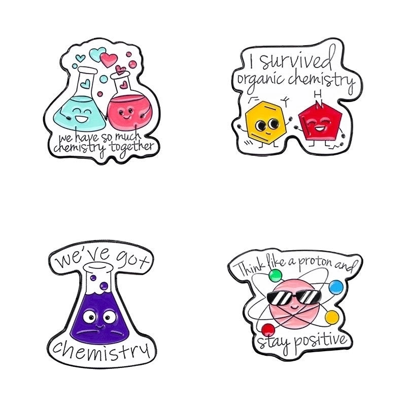 Preppy Style Minimalist Cartoon Alloy Stamping Stoving Varnish Plating Unisex Brooches