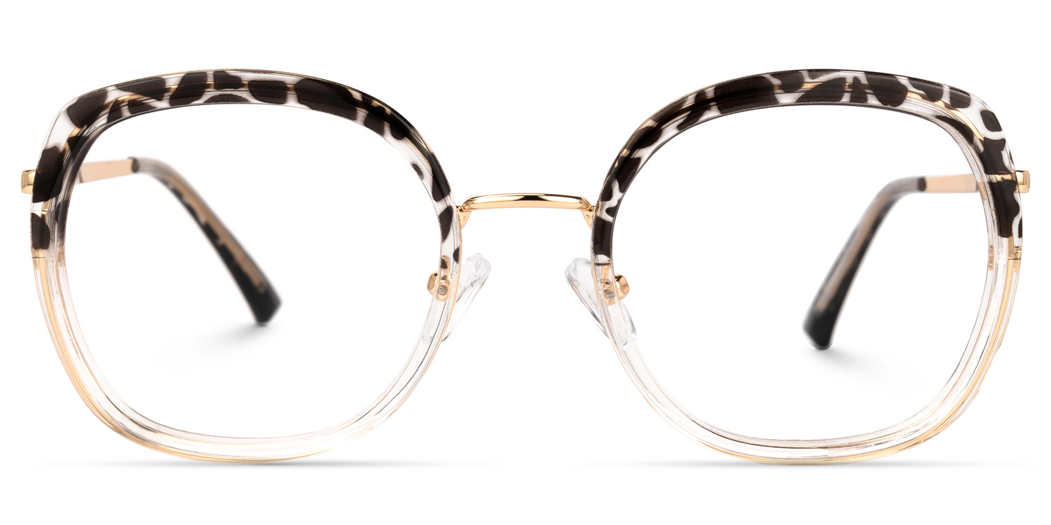 Qiana Schwarz-Tortoise Rund Brille Schwarz-Tortoise