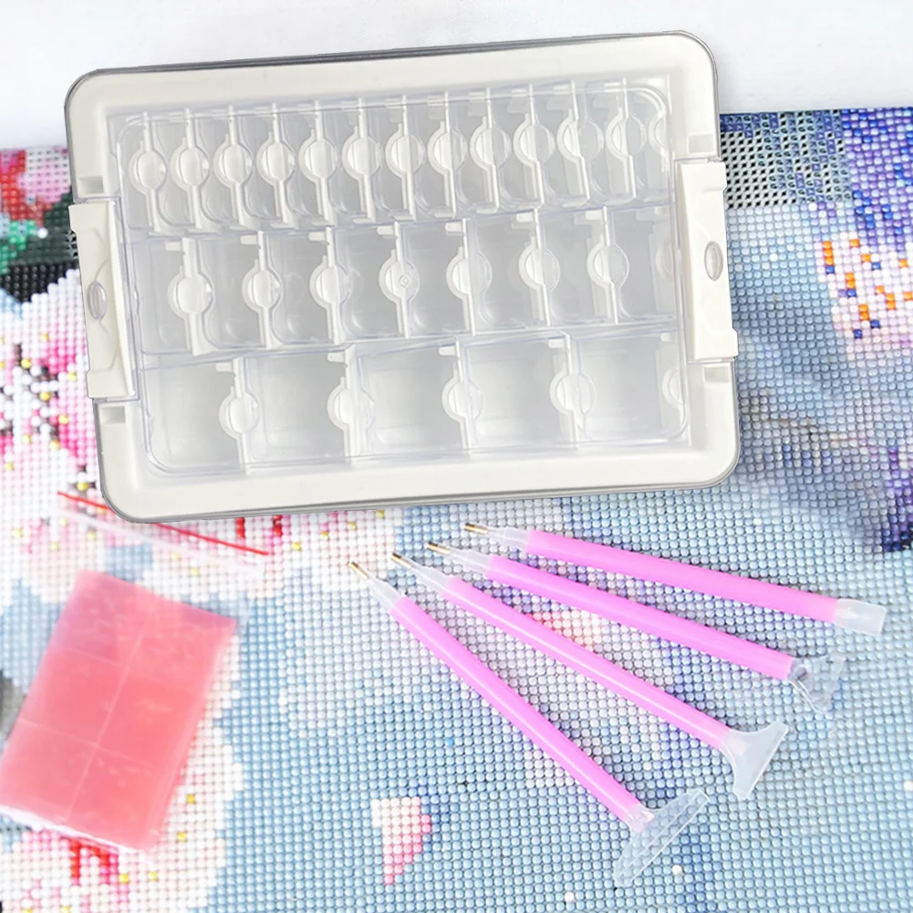 26 Grid Diamond Painting Bead Storage Containers Bead Organizers and Dot Storage