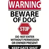 Beware of Dog - Vintage Metal Signs(12*16Inch)