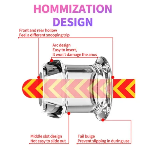 pornhint Pornhint Massage Vaginal Hollow Anal Butt Plug Anus Dilator ProstateSpeculum Sex Toys