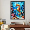(40*50cm)Seahorse - Full Round Drill Diamond Painting