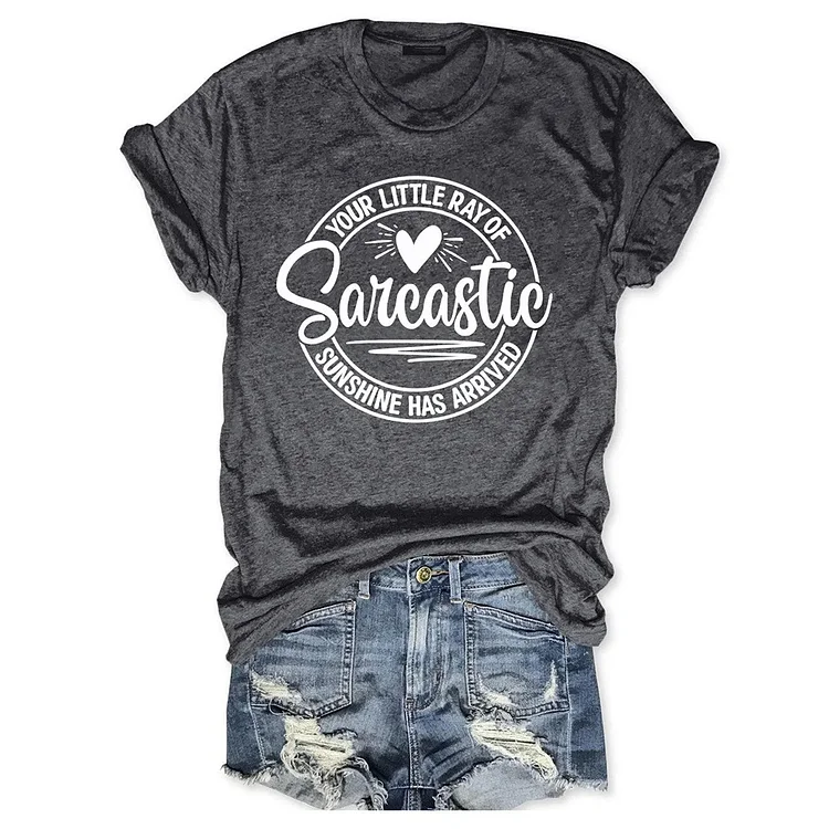 YOUR LITTLE RAY OF Saieastie Women Round Neck T-shirt - BSTCA0323