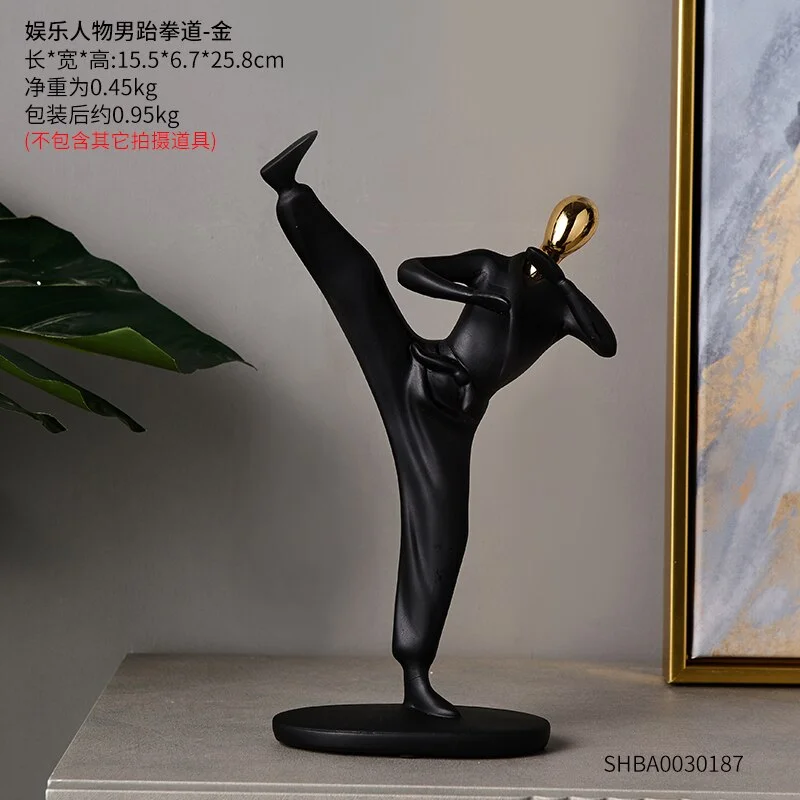 Home Decoration Accessories Modern Band Resin Ornaments Living Room Cabinet Decoration Desk Accessories Christmas Decorations