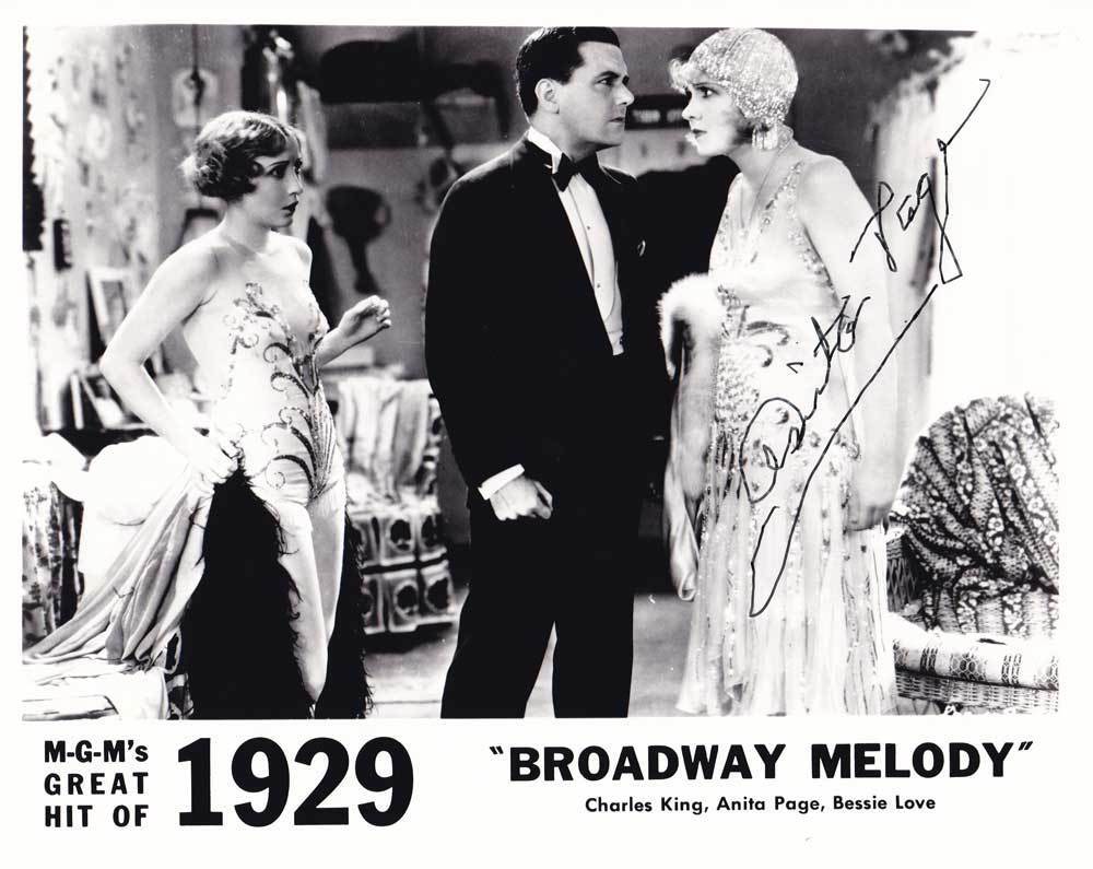 Anita Page AUTHENTIC Autographed Photo Poster painting SHA #48948