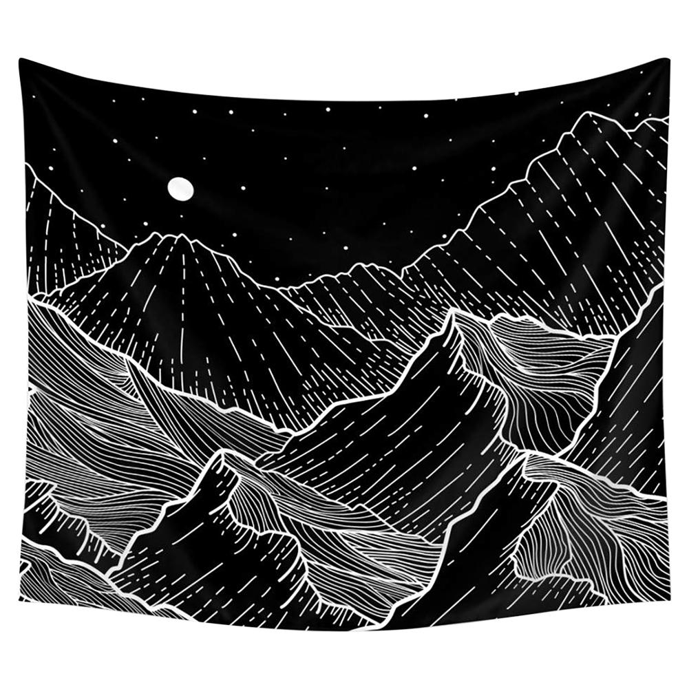 

Mandala Tapestry Polyester Wall Hanging Carpet Yoga Mat (Mountain02 M, 501 Original