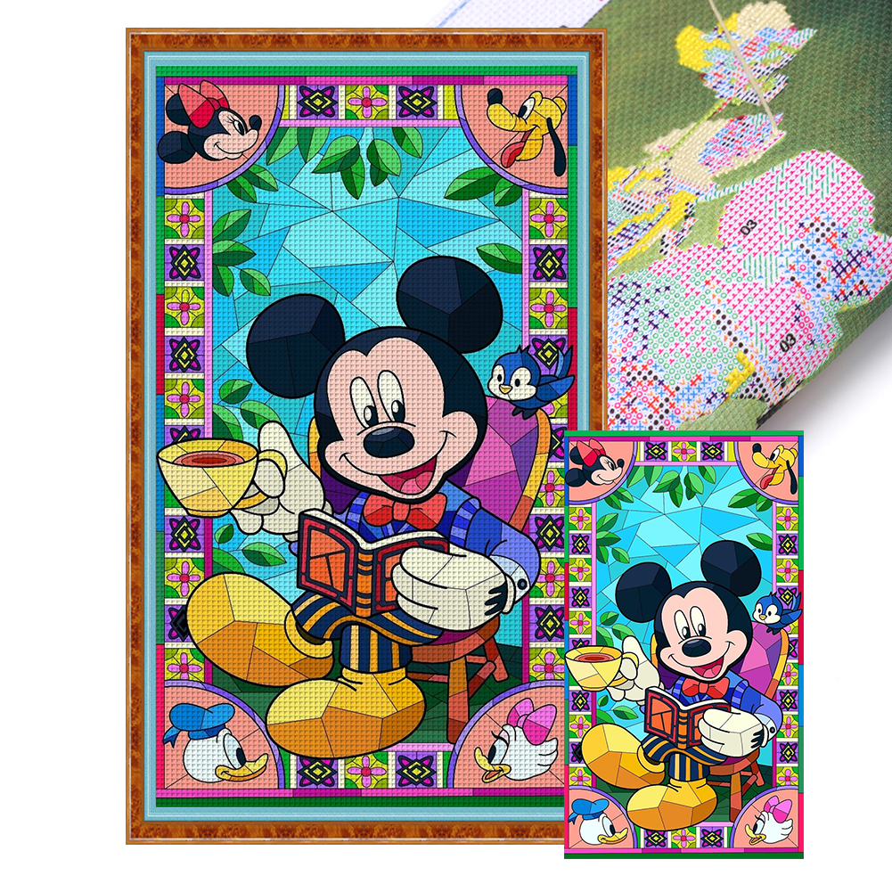 Mickey Full 11CT Pre-stamped Canvas(40*70cm) Cross Stitch