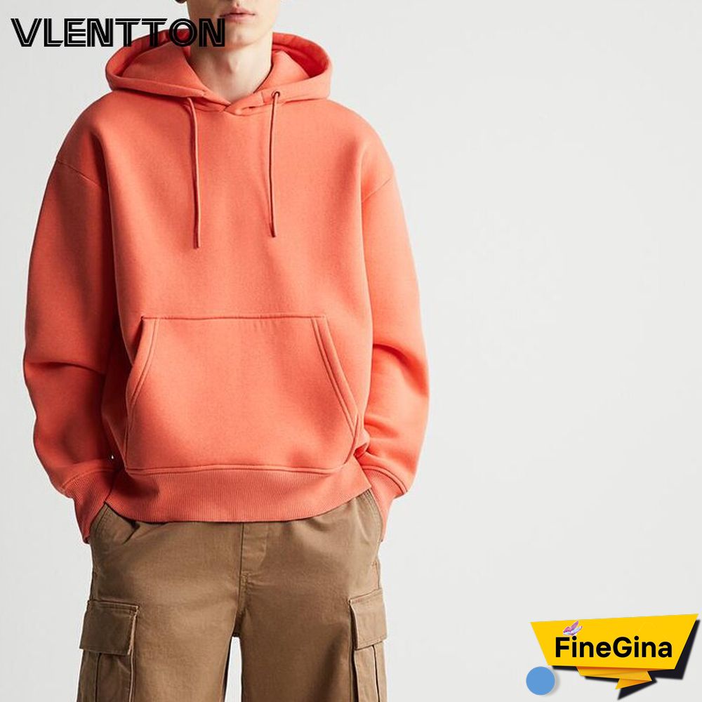 Autumn Winter Men Black Hoodie Multicolor Basic Hoodies Sweatshirts Casual Long Sleeve Loose Pullovers Tops Male