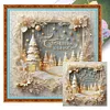 Christmas Wishes-11CT Stamped Cross Stitch 40*40cm