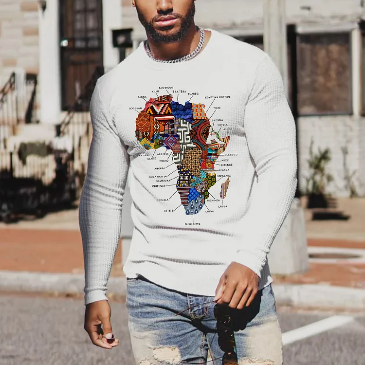 BrosWear Fashion Land Pride African Ethnic Print T-Shirt