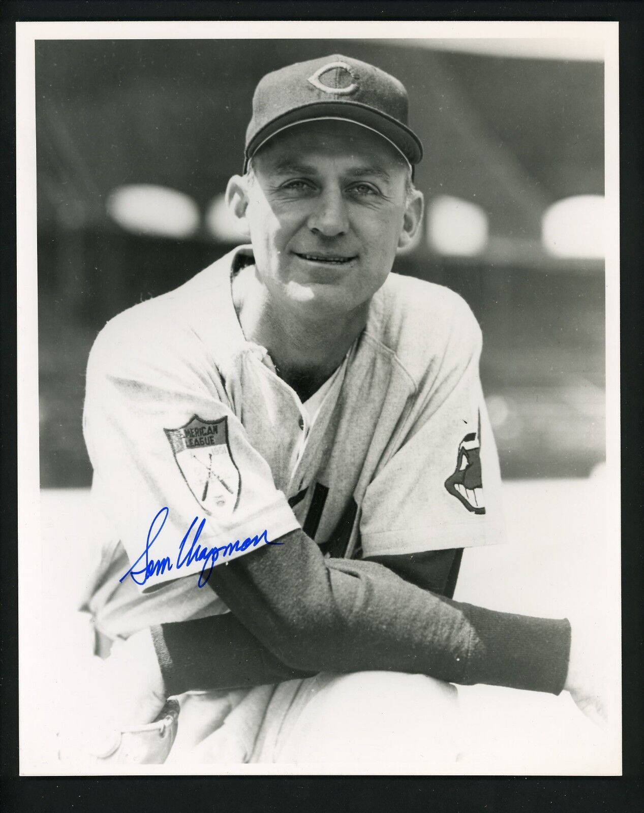 Sam Chapman Signed Autographed 8x10 Photo Poster painting w/ JSA authentication Indians