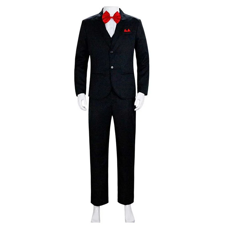 Horror Saw X 2023 John Kramer Jigsaw Cosplay Costume Outfits Halloween Carnival Suit