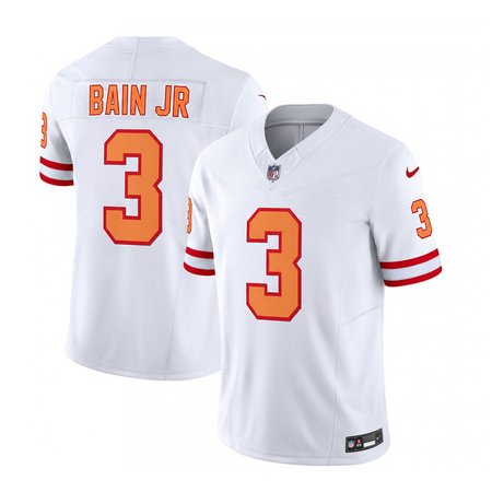 Youth Tampa Bay Buccaneers #3 Rueben Bain Jr. White 2026 NFL Draft Vapor F.U.S.E. Limited Jersey