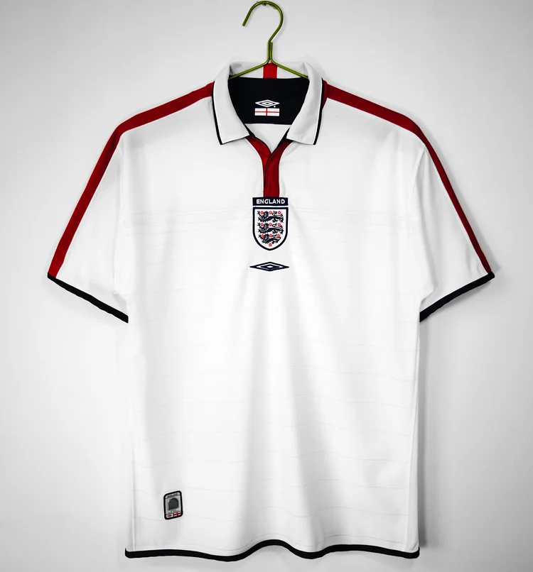 2004 England home retro jersey
