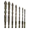 7Pcs High Hardness Glass Drill Bit 3/4/5/6/8/10/12 mm for Concrete Glass Ceramic