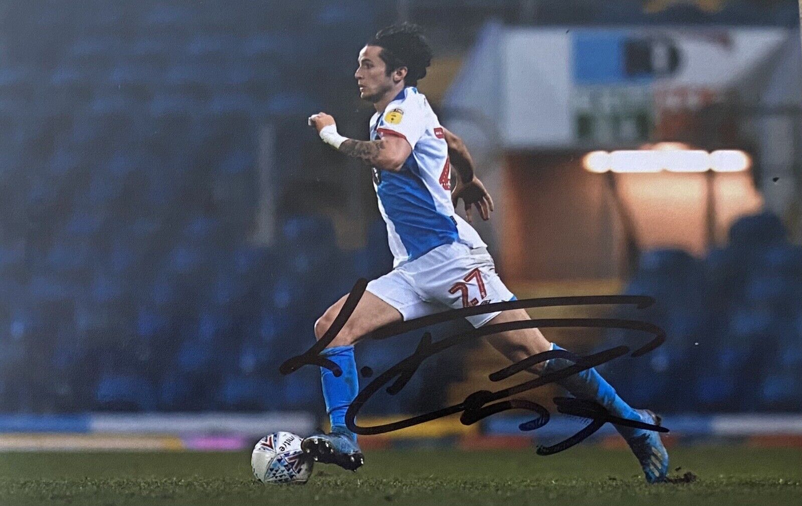 Lewis Travis Genuine Hand Signed Blackburn Rovers 6X4 Photo Poster painting 3