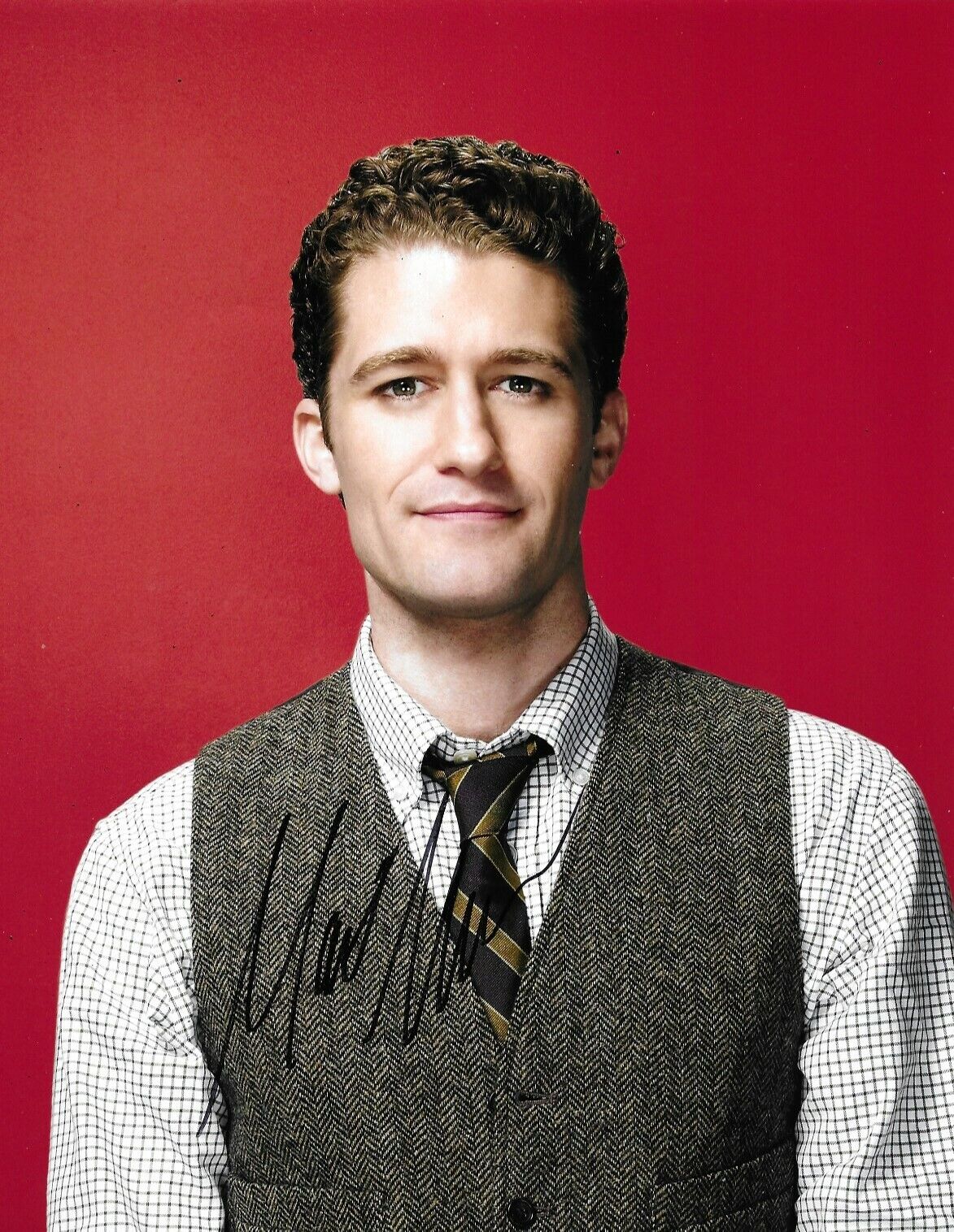 Matthew Morrison Signed Glee 10x8 Photo Poster painting AFTAL