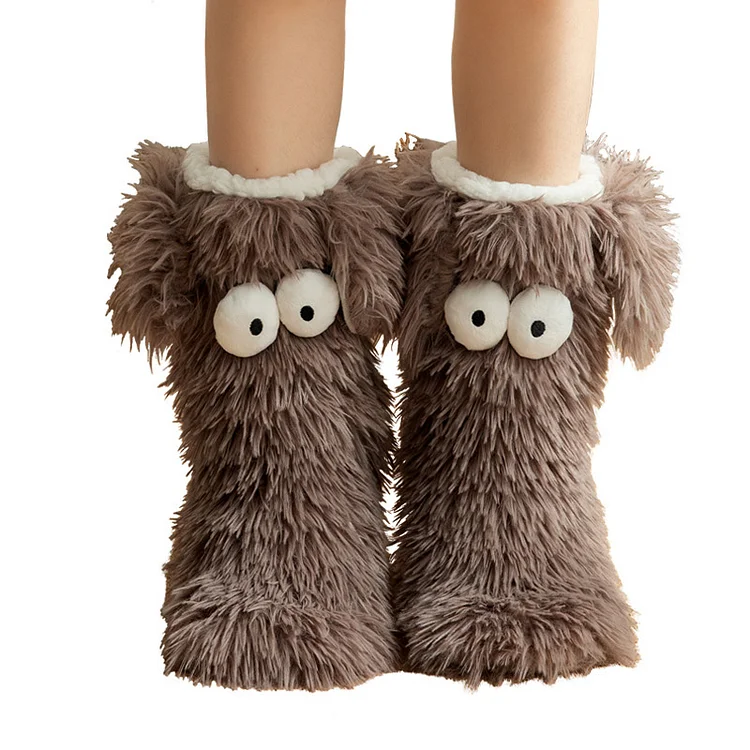 Calzini invernali da donna antiscivolo e comodi da casa🥰🔥Calzini che possono essere indossati come scarpe