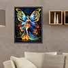 >SALE<5D DIY Full Round Drill Diamond Painting Butterfly Fairy Home Decor 30x40cm