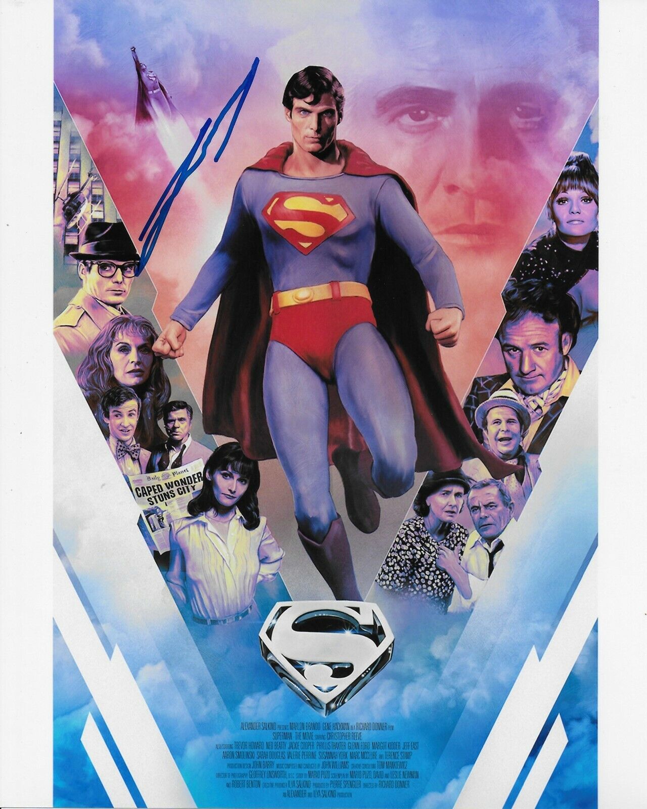 Ilya Salkind Superman Original Autographed 8x10 Photo Poster painting #3