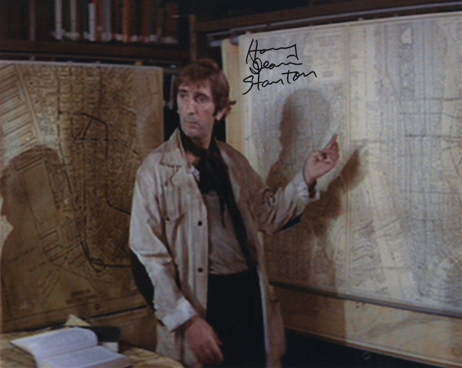 HARRY DEAN STANTON SIGNED AUTOGRAPHED ESCAPE FROM NEW YORK Photo Poster painting