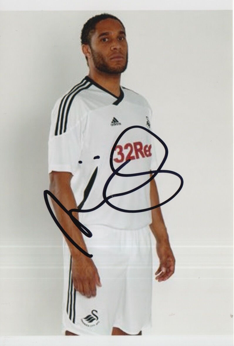 SWANSEA CITY HAND SIGNED ASHLEY WILLIAMS 6X4 Photo Poster painting.