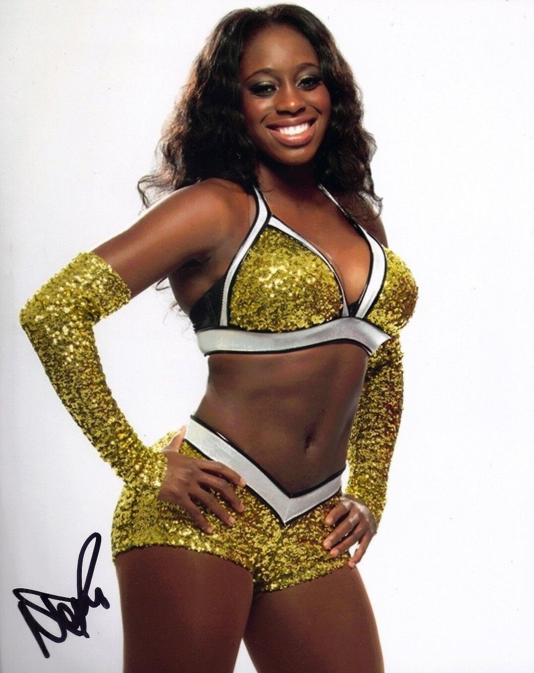 Naomi Signed 10X8 Photo Poster painting WWE WWF UFC Genuine Signature AFTAL COA (7033)