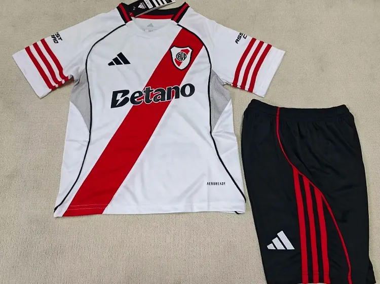 2025-26 River Plate Home Kids Kit