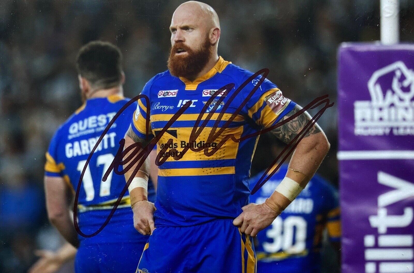 Keith Galloway Genuine Hand Signed 6X4 Photo Poster painting - Leeds Rhinos