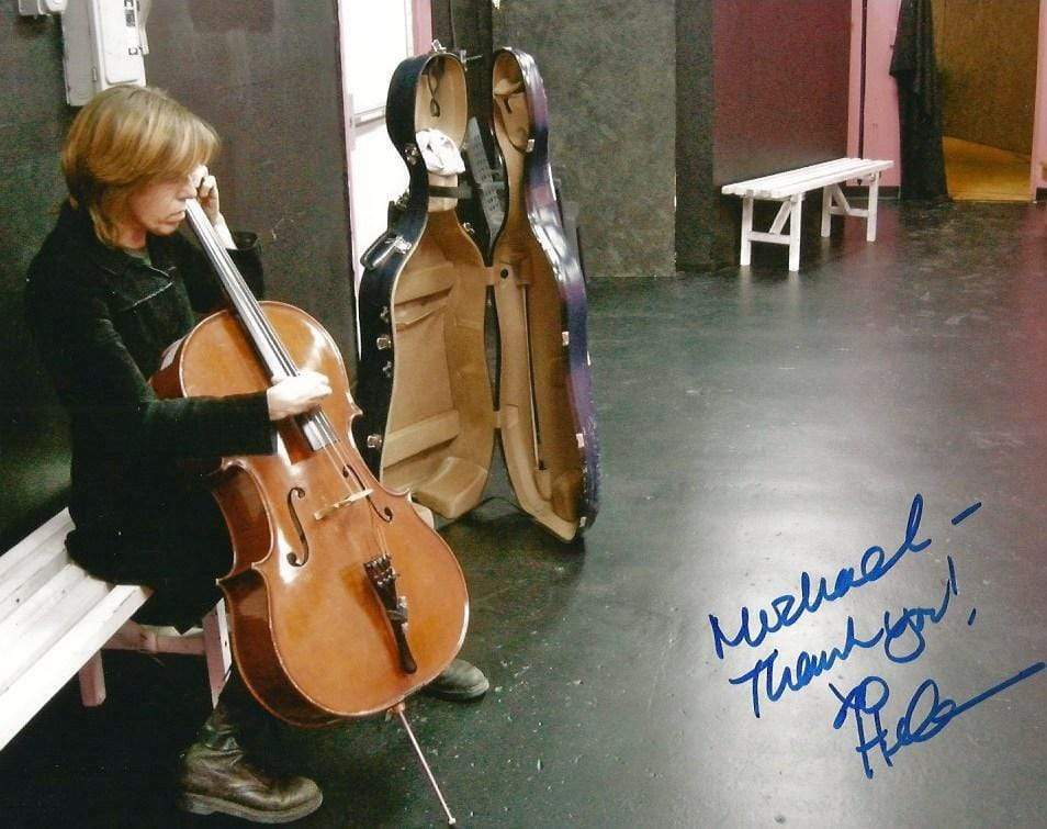 Alison Chesley CELLIST AND COMPOSER autograph, In-Person signed Photo Poster painting