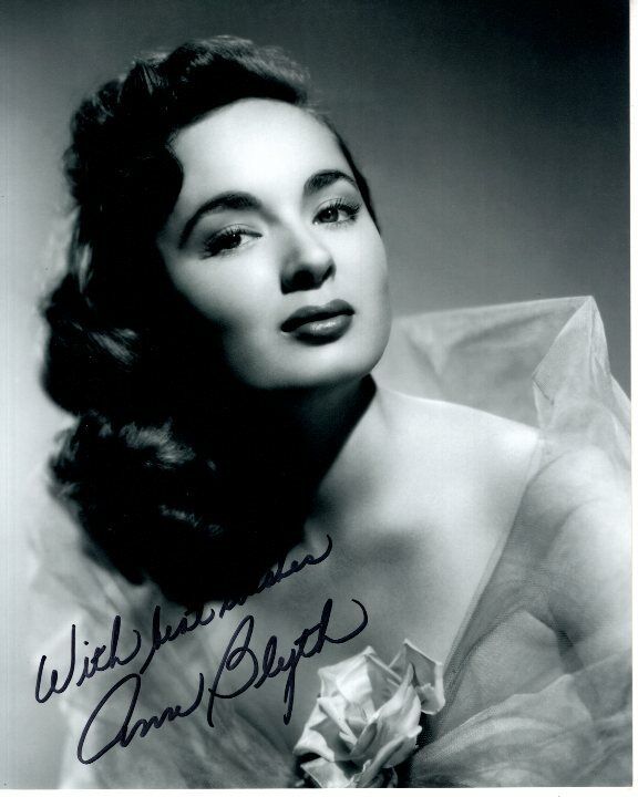 ANN BLYTH Signed Autographed 8x10 Photo Poster painting