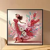 Diamond Painting-DIY Crystal Rhinestone Floral Skirt Girl(Box Packaging)