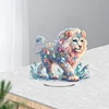 Diamond Painting Acrylic Lion Desktop Ornaments