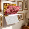 2027 New DIY Diamond Painting Flower Owl Wall Calendar Kit 12-Month Flip Calendar Design Home Decor