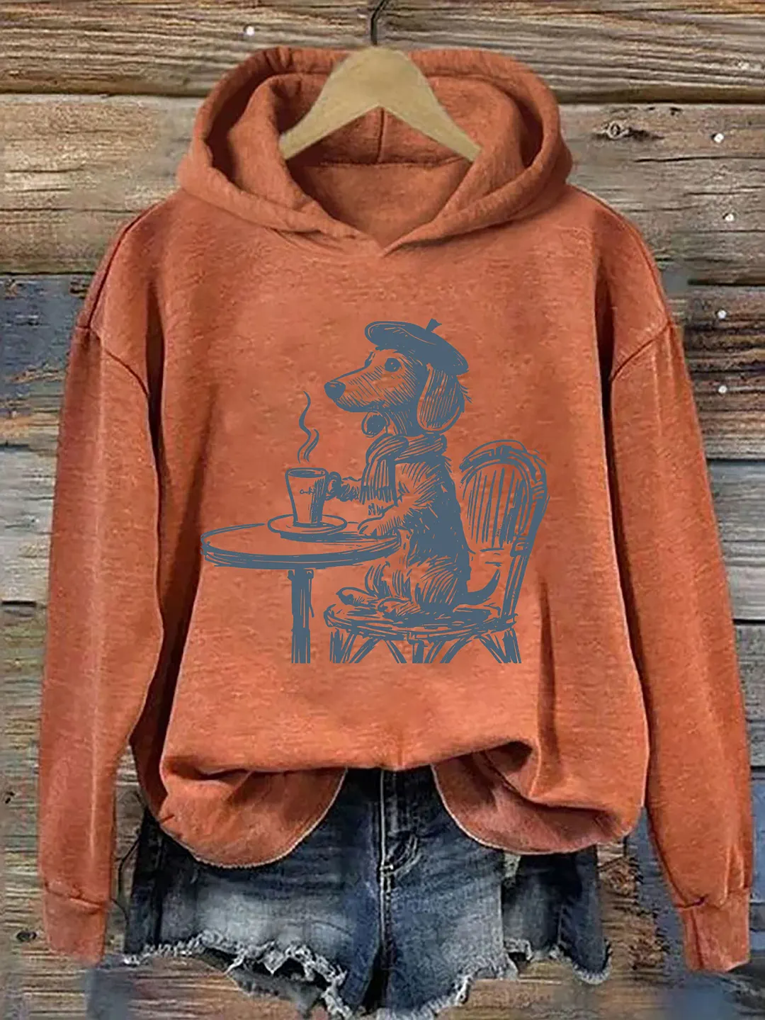 Dachshund Paris Hoodie