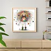 Quirky Girl-14CT Counted Cross Stitch 40*40cm/15.75*15.75in